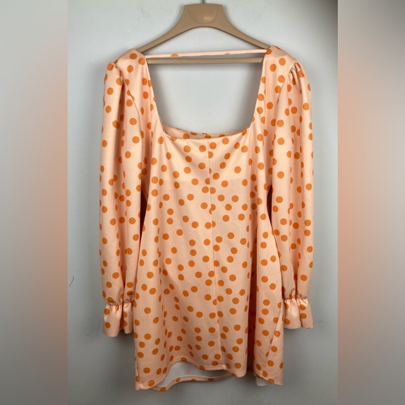 ASOS Curve Size 16 Polka Dot Dress - Picture 2 of 6